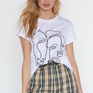 Nasty Gal Two Faced Tee